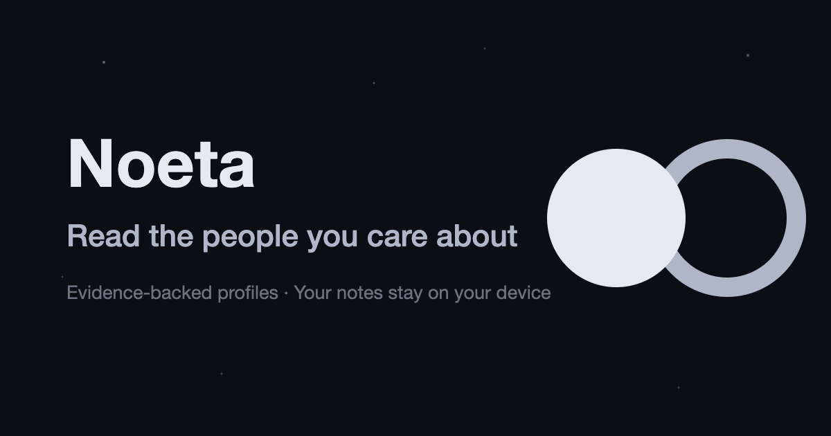 Noeta — 官网预览图